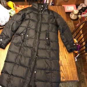 Eddie Bauer full length premium goose down jacket